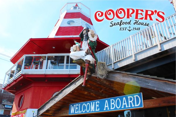 Welcome Aboard Cooper's Scranton PA Postcard