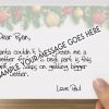 Christmas greeting card with Cooper's gift card - Image 2
