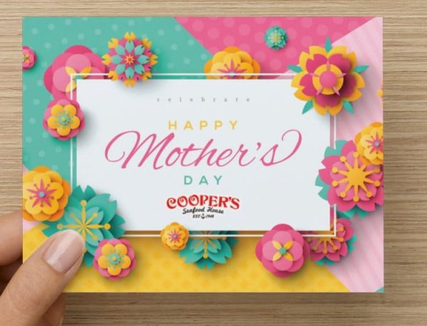 Mothers Day Greeting Card & Cooper's Gift Certificate