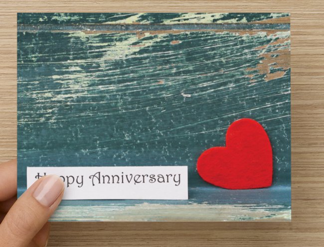 Anniversary Greeting card & Cooper's gift card