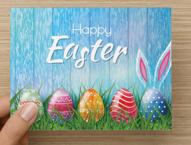 Easter Gift Cards!   Stay Home, we will send it with a Easter greeting card!