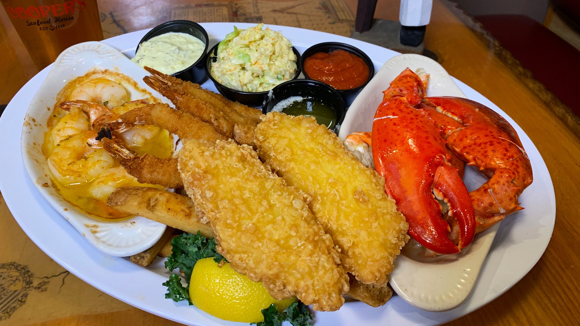 15.95 Friday Seafood Feast