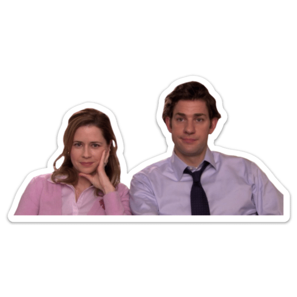 Jim and Pam Sticker Coopers Seafood House