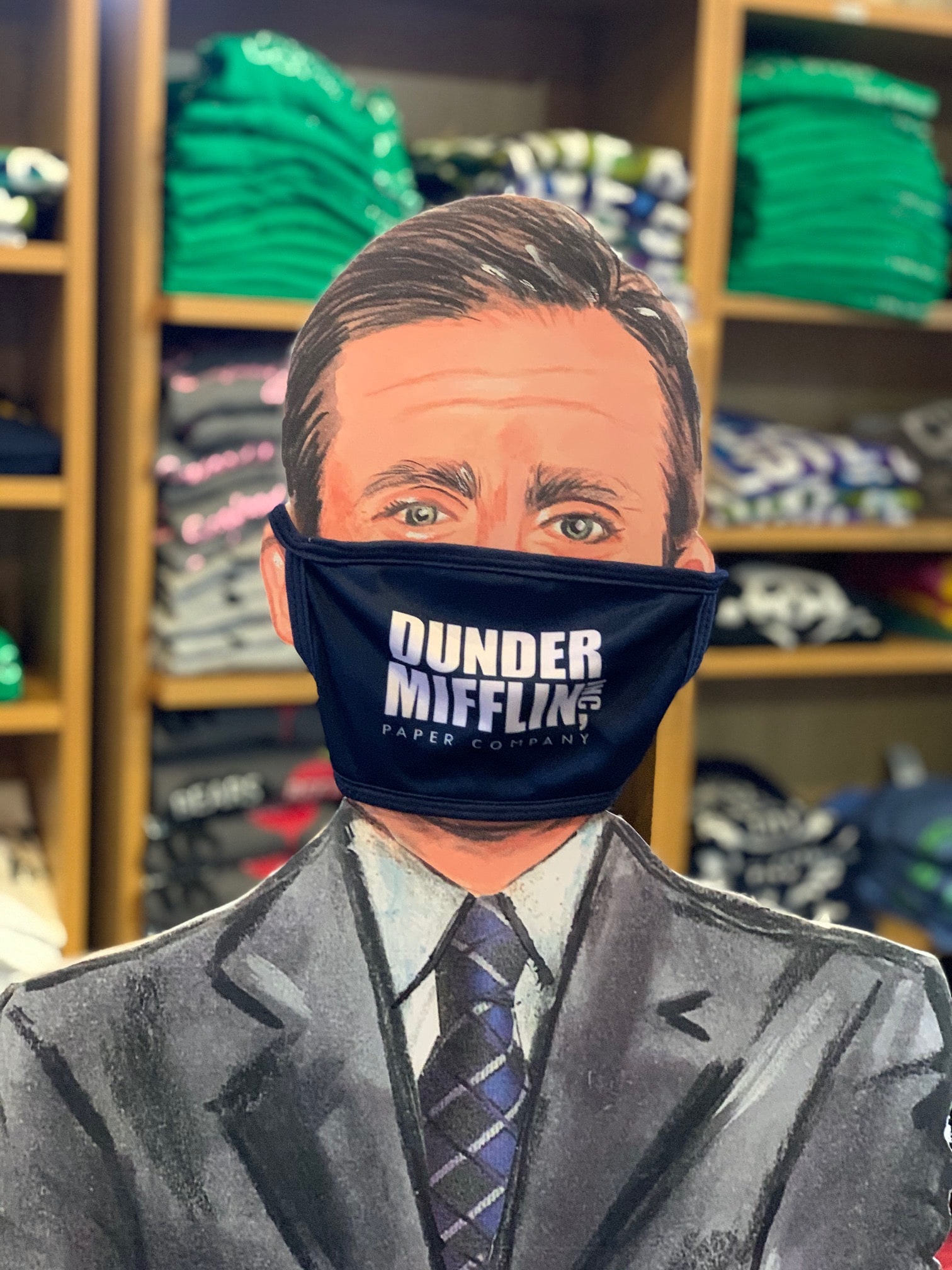 Dunder Mifflin Paper Company The Office Mask Face Covering - Image 3