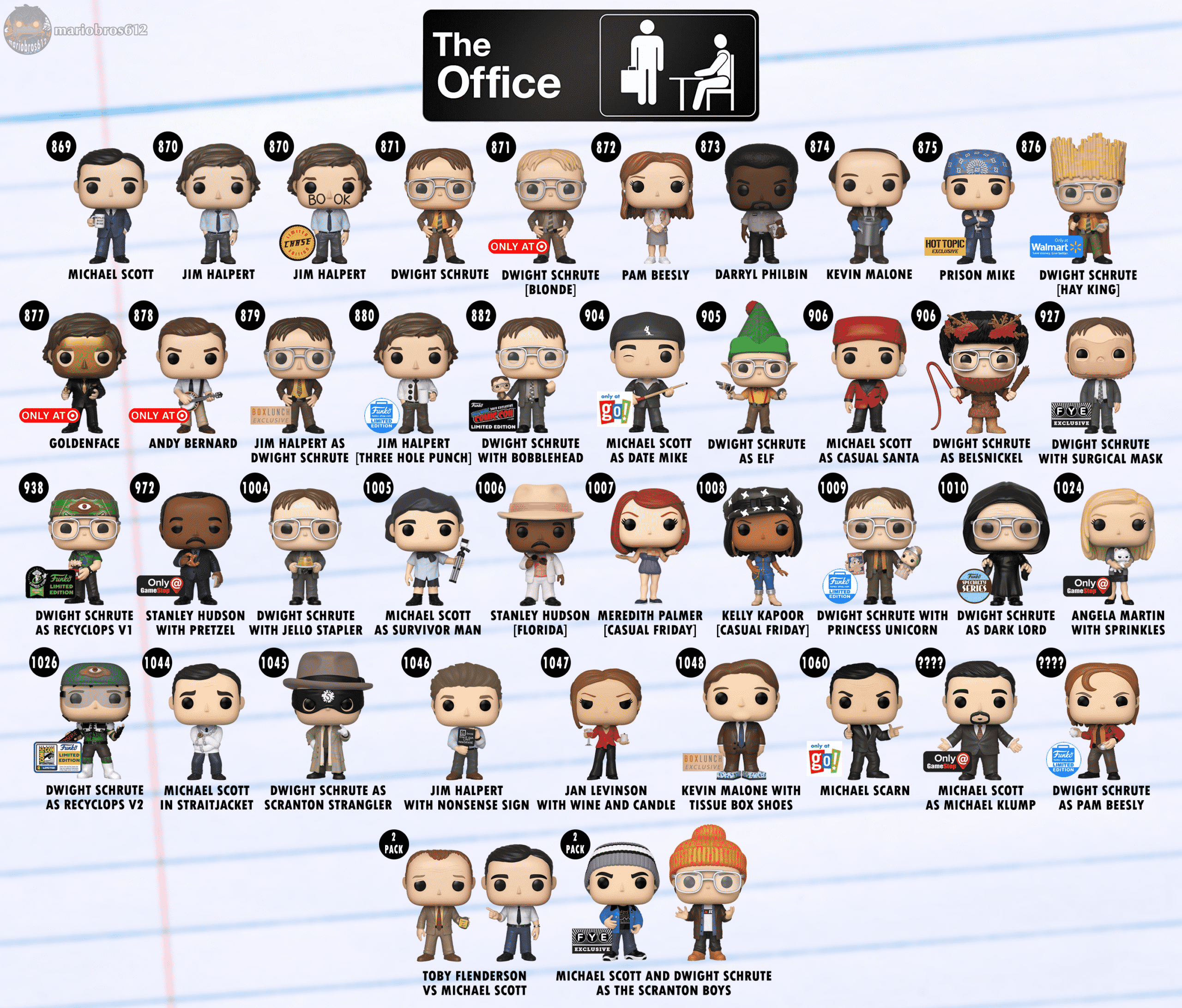 funko pop the office michael scott