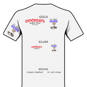 Gold Sponsor - Large Logo On Back