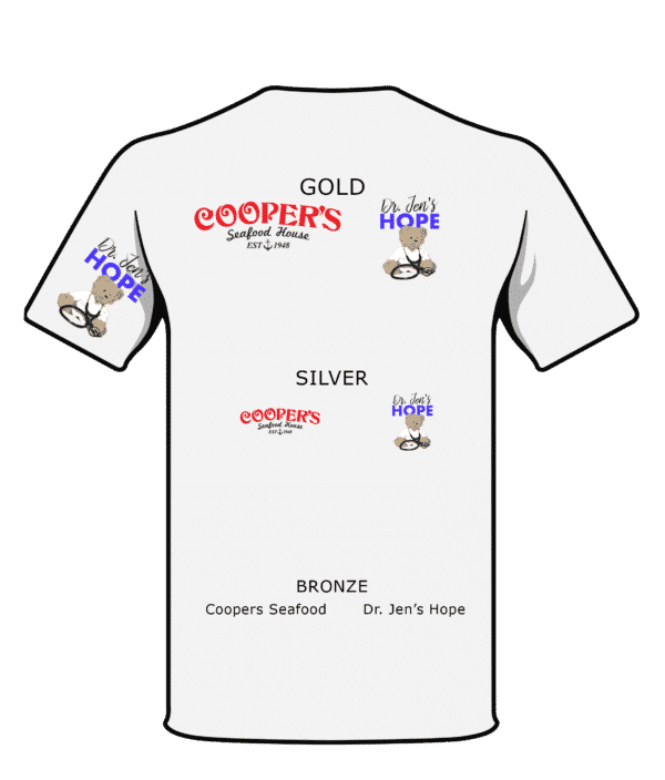 Silver Sponsor - Medium Logo On Back
