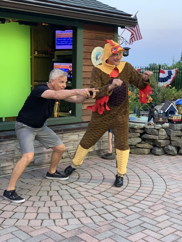 Having too much fun on WNEP-TV with Joe Snedeker raising …