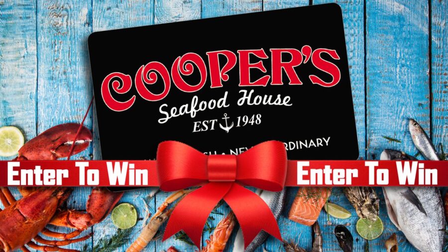 🌟 GIVEAWAY TIME at Cooper’s Seafood House! 🌟

Ahoy seafoo…