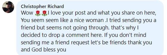 Wow 🌹🌹I love your post and what you share on here, You seem seem like a nice woman .I tried sending you a friend but seems not going through. that's why I decided to drop a comment here. If you don't mind sending me a friend request let's be friends thank you and God bless you
