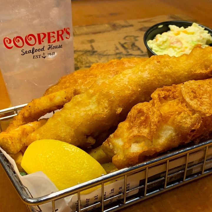 COOPER’S CLASSIC FISH & CHIPS
Our signature Fish and Chip…