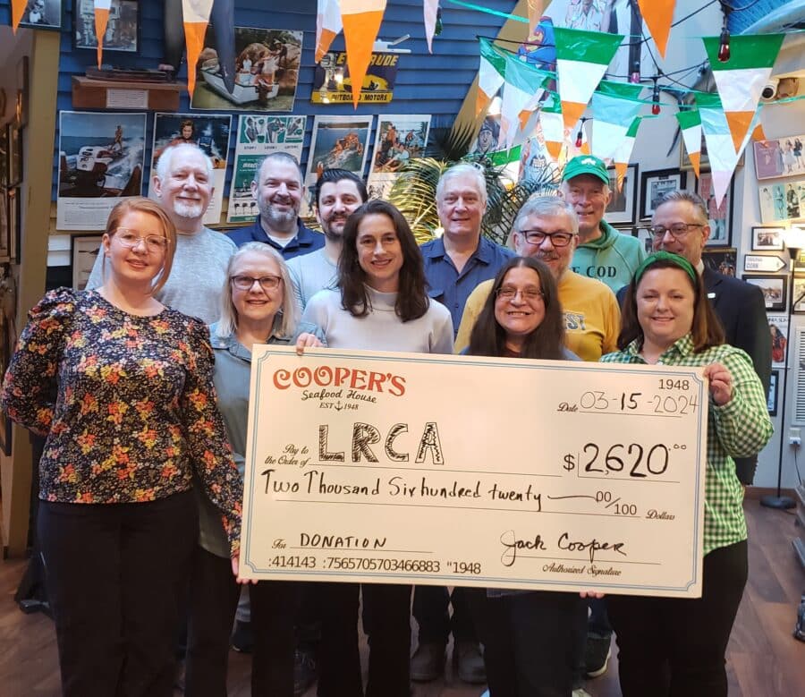 Cooper’s Seafood House Proudly Presents Donation to Lackawanna River Conservation Association!