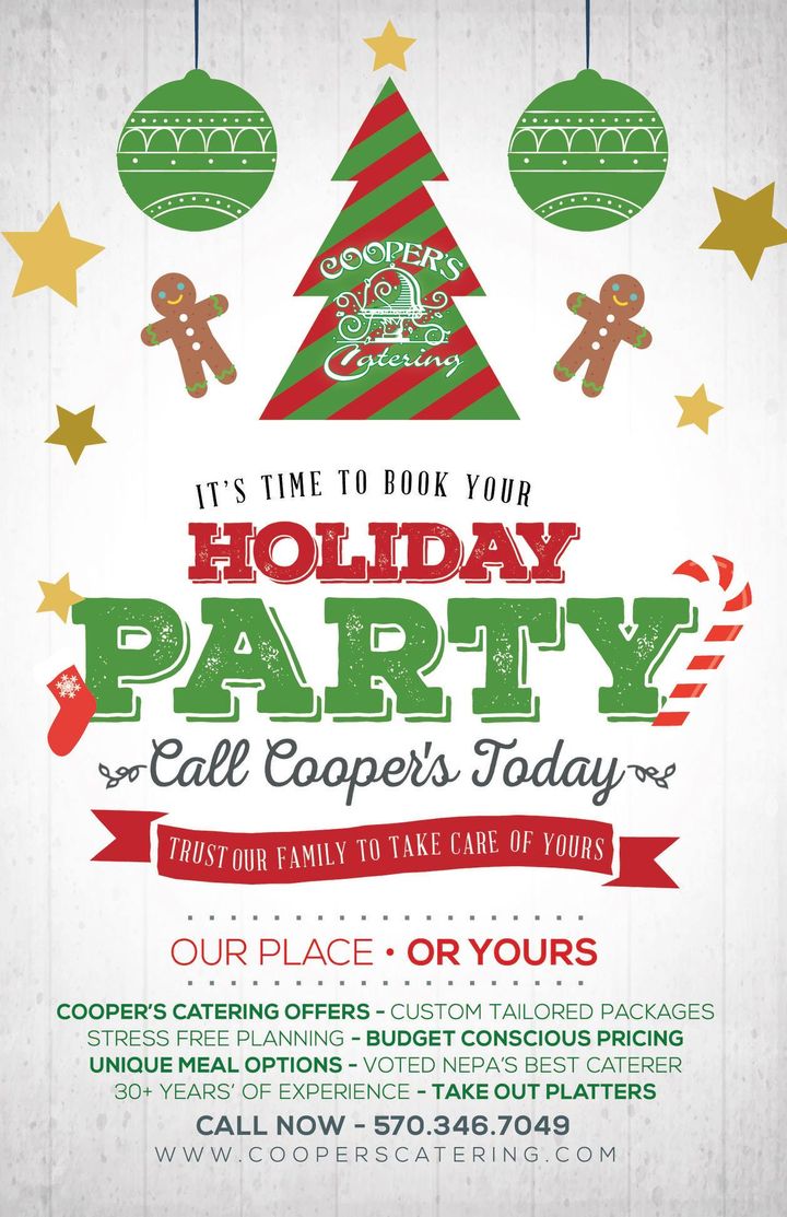 From cozy staff parties to festive holiday soirée…