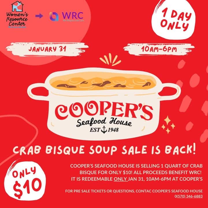 NEXT FRIDAY ONLY! 
Cooper’s Seafood House is stepping up…