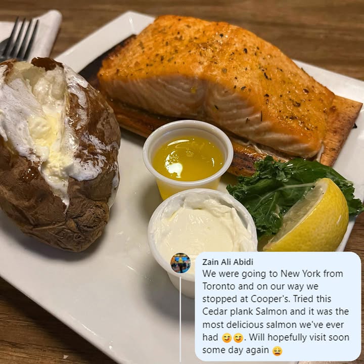 Thank you, Zain!
CEDAR PLANK SALMON
Faroe Island Salmo…