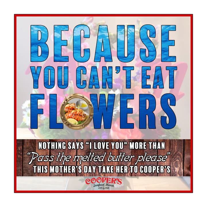 Because you can’t eat flowers…
Let’s be honest—Mom des…