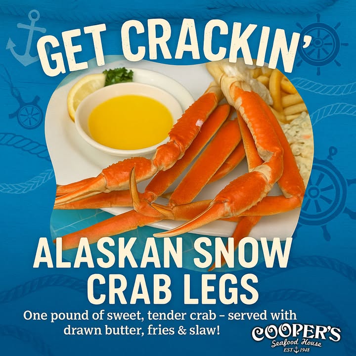 GET CRACKIN’! 
From the icy waters of Alaska straight to…