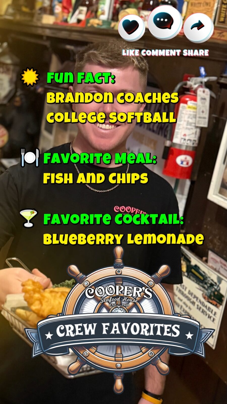 Meet Brandon P.! He’s been part of the Cooper’s crew for …