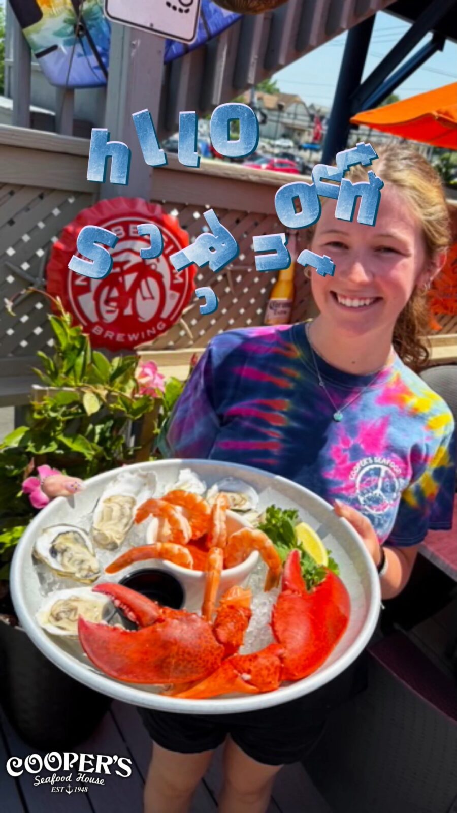 Nothing hits on a sunny day like our Chilled Seafood Plat…