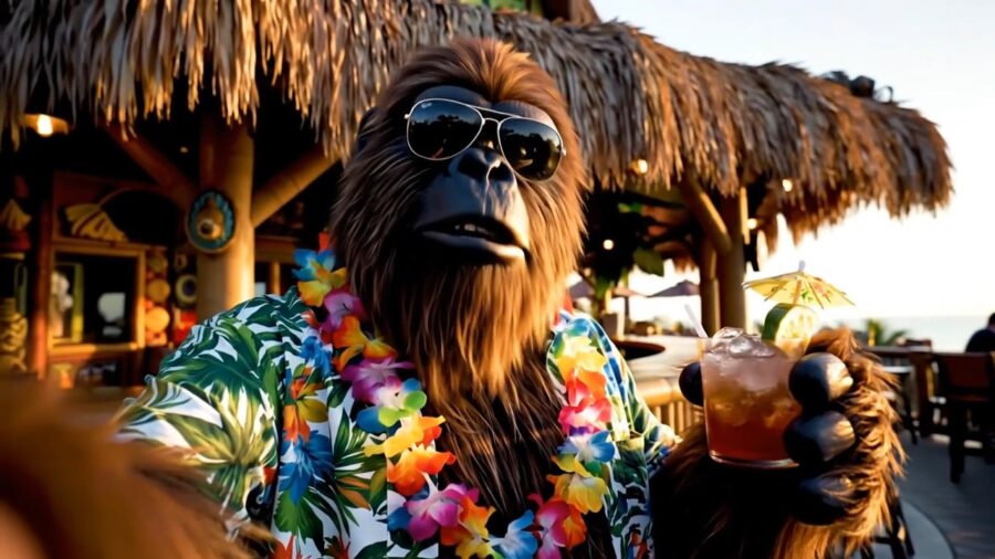 Bigfoot’s done with rain and heat — he’s hitting the Dock…