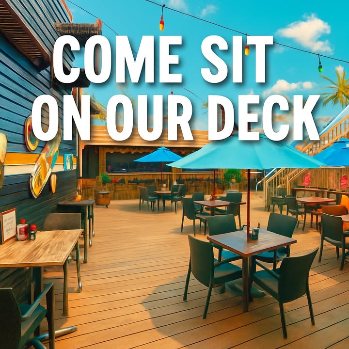 There’s no better place to unwind than on our deck. 
Grea…
