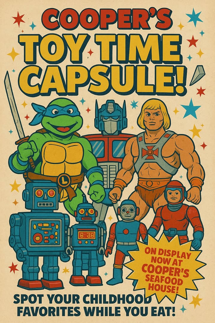 What’s the first toy you spotted at Cooper’s that made yo…
