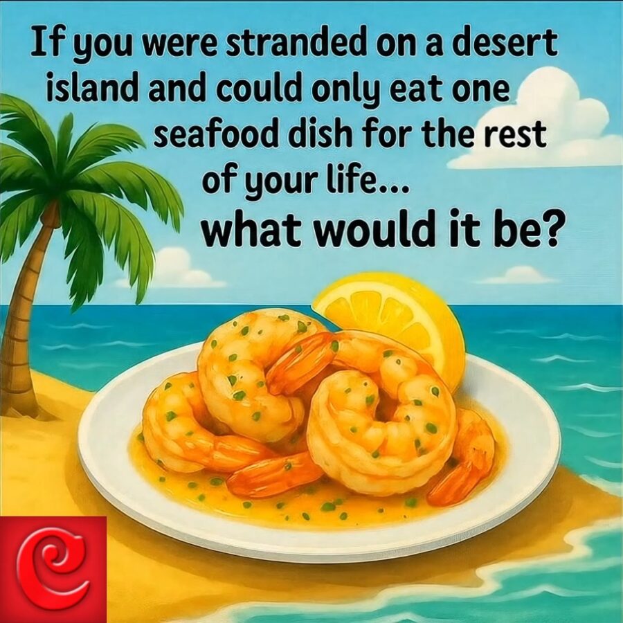 If you were stranded on a desert island and could only ea…