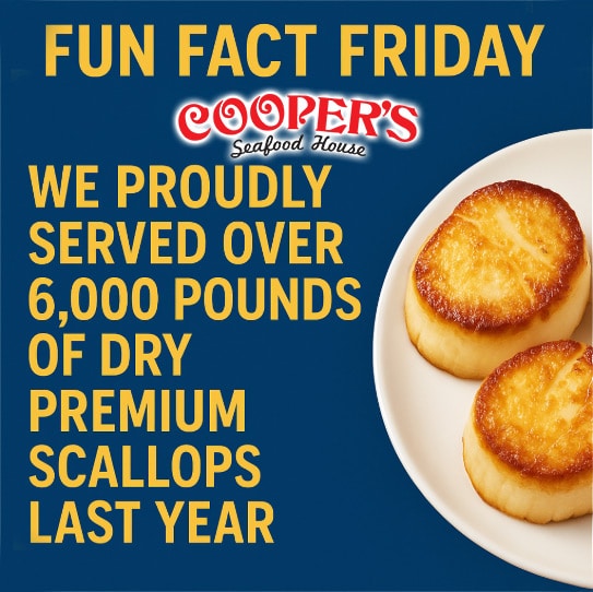 Fun Fact Friday! 

Did you know Cooper’s served over 6,0…