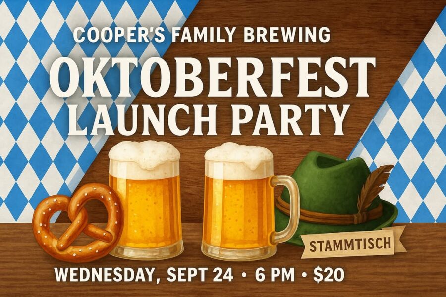 Oktoberfest is here at Cooper’s Family Brewing! 

 Wed, …