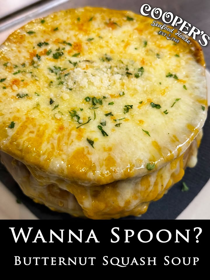Wanna Spoon?Fall’s favorite soup is back — our Butternu…