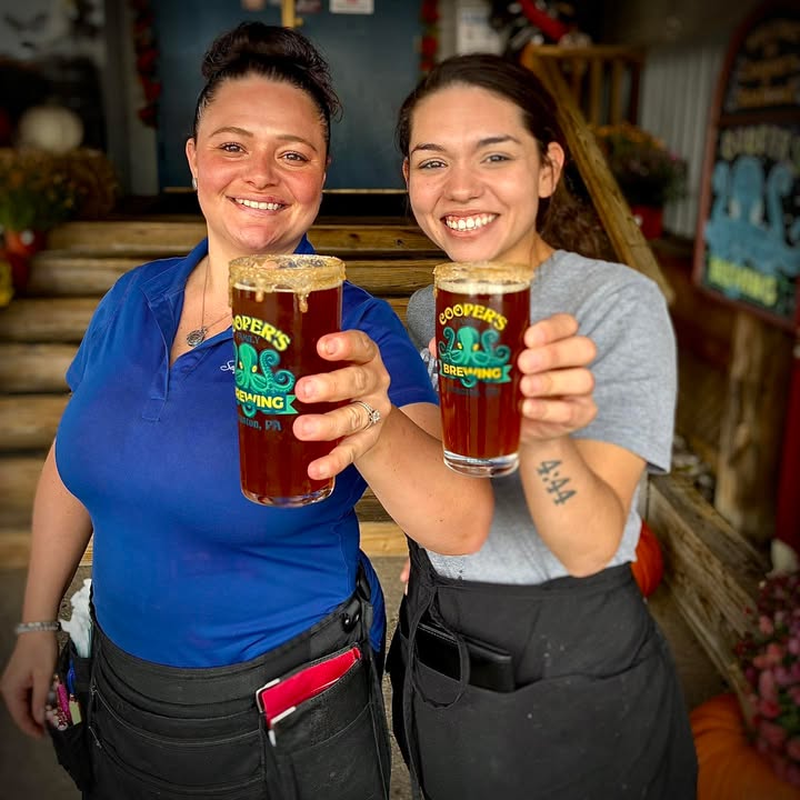 The kegs have finally been tapped! Our pumpkin ale is flo…