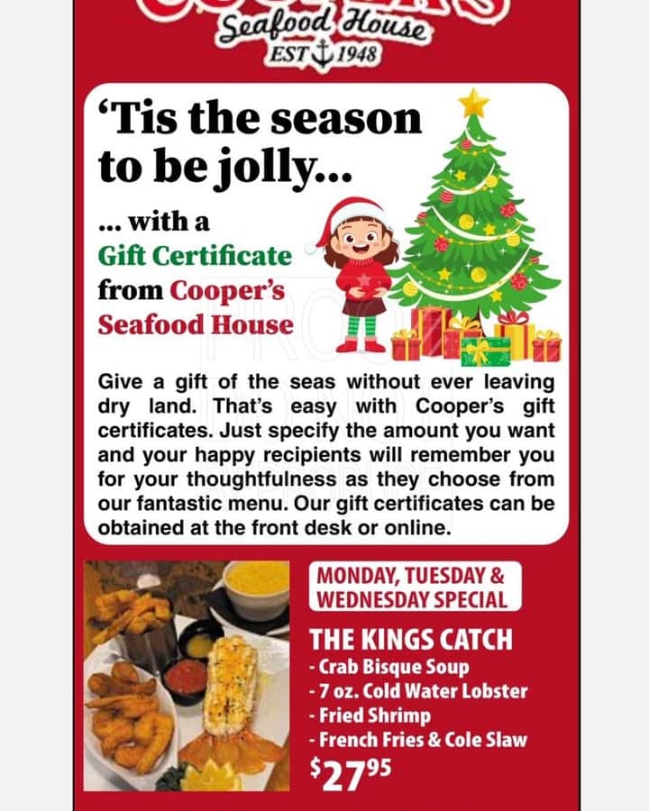 Looking for a last-minute gift that always fits? Cooper’s…