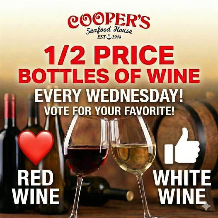 WINE BATTLE: Red vs. White! 
React to cast your vote:  L…