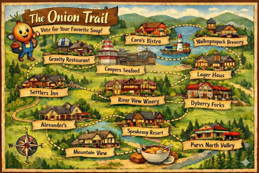 We’re officially on the Onion Trail! 

Cooper’s Seafood H…