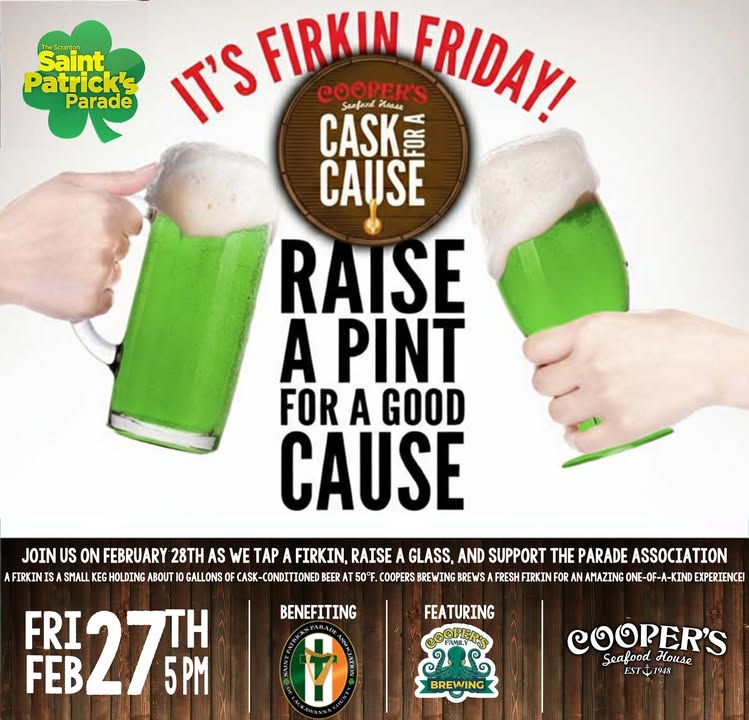 IT’S FIRKIN FRIDAY! 

Raise a pint for a good cause at C…