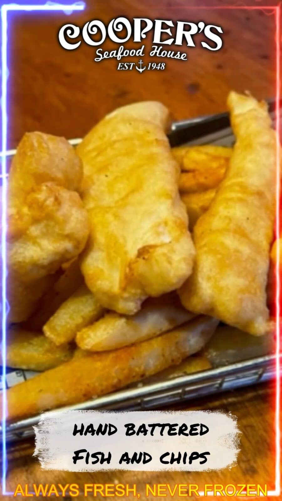 Did you know every order of our fish and chips is freshly…