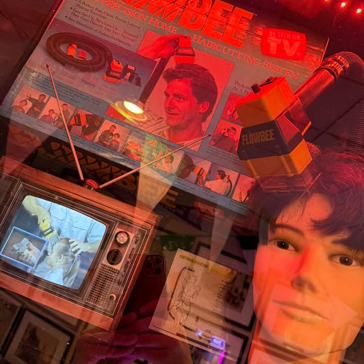 Somewhere between the crab bisque and the toy displays… y…