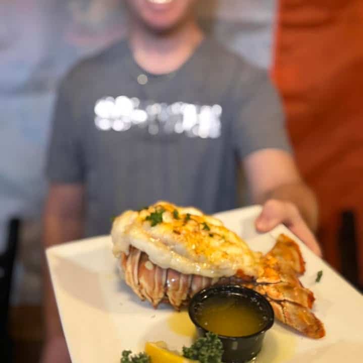 Brandon understood the assignment.
One look at this lobst…