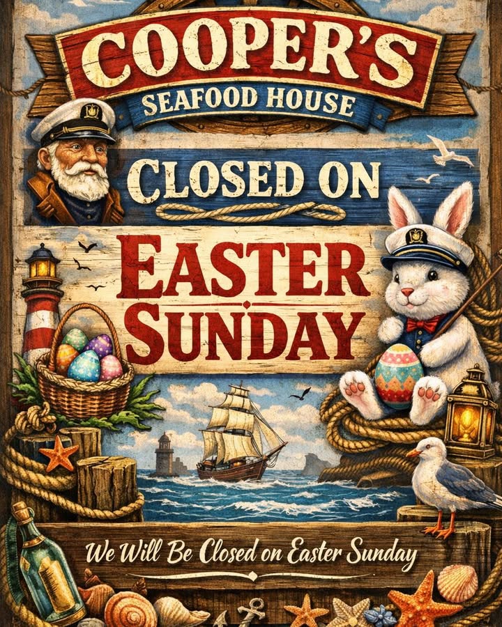 Just a friendly heads-up from the crew at Cooper’s — we’l…